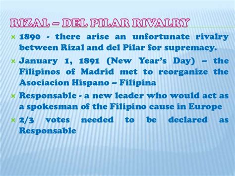 rivalry of rizal and del pilar|Political accommodation: a lesson from 1890 .